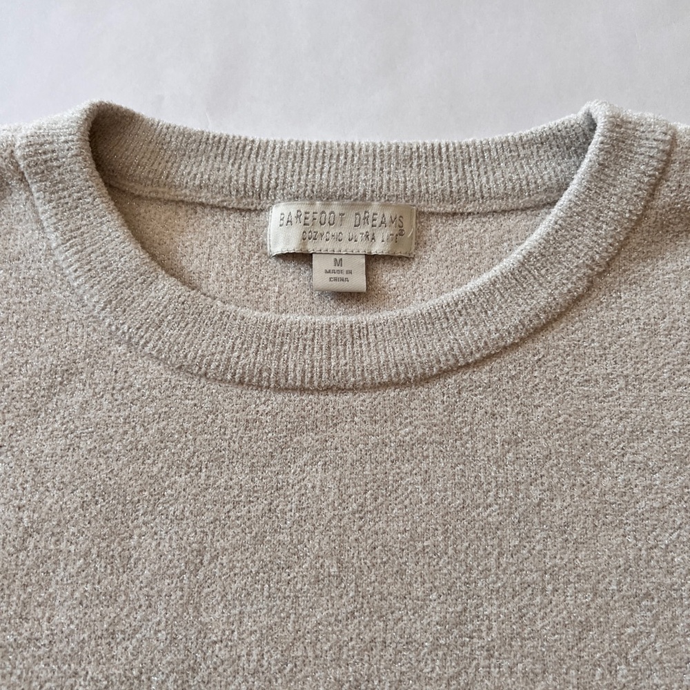 Barefoot Dreams Women’s Short Sleeve Sweater - Like New - Medium